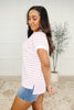 Chic Streak Dolman Sleeve Top in pink