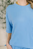 Fight the Feeling Top and Bottom Set in Sky Blue