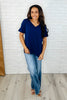 I Don't Have to Choose V-Neck Tee in Navy