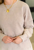 Safe and Secure Mineral Wash Pullover in Ash Mocha