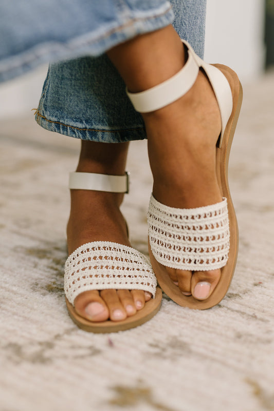 Sibley Sandal in Bone