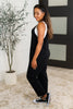 Totally Me Spaghetti Strap Jumpsuit in Black