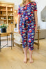 PREORDER: Short Sleeve Pajama Capri Set in Six Prints