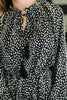 A Cheeky Little Time Tiered Dress in Black