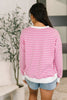 Almost Therapeutic Drop Shoulder Pullover in Candy Pink