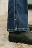 Casey Mid Rise Bootcut with Cell Phone Back Pocket & Slit