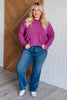 Casual Tuesday Ribbed Knit Sweater in Light Plum