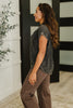 Cloud Nine to Five Button Down Blouse in Ash Black