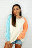 Color Me Confused Color Block Top
