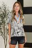 Don't Want to Wait Zebra Print Top