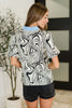 Don't Want to Wait Zebra Print Top
