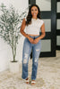 Halfway to Heaven Cropped Top in Sand Beige