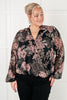 I Wish We Had it All Surplice Floral Blouse