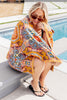 Luxury Beach Towel in Boho Medallions