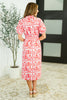 La Femme Hour Collared Button Down Dress