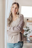 Less Conversation V-Neck Top