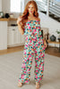 Life of the Party Floral Jumpsuit in Green