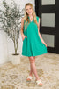 Lizzy Tank Dress in Emerald