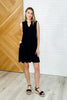 Lizzy Tiered Tank Dress in Black