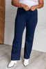 Magic Straight Pants in Navy