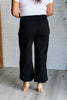 Magic Wide Leg Crop Pants in Black