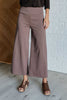 Magic Wide Leg Crop Pants in Dark Mocha