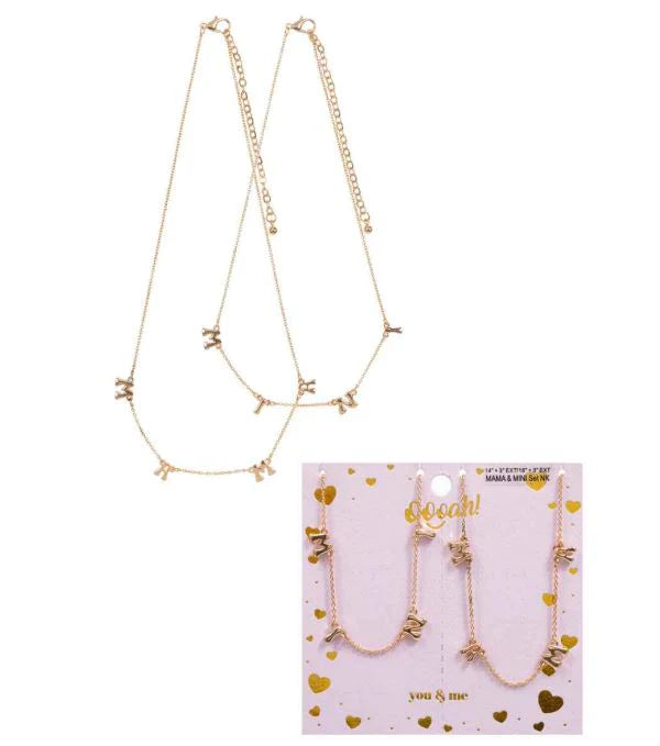 PREORDER: Mama & Mini Station Necklace Sets