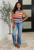 Max Aura Points Striped Knit Tank