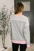 Midnight Cravings Trim Accent Pullover in Grey