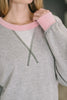 Midnight Cravings Trim Accent Pullover in Grey