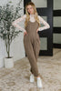 Mood Match Relaxed Spaghetti Strap Jumpsuit in Mocha