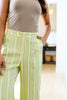 Never Underrated Striped Wide Leg Trousers