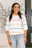 Normal Volume Striped Sweater