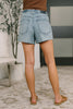Paige High Waist Rigid Magic Cutoff Short Raw Side Seams