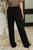 Peachy Keen Straight Leg Trousers in Black