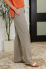 Peachy Keen Straight Leg Trousers in Stone Taupe