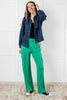 Race to Relax Cargo Pants in Emerald Green