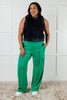 Race to Relax Cargo Pants in Emerald Green