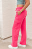 Run, Don't Walk Cargo Sweatpants in Flamingo Pink