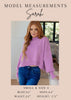 Don't You, Forget About Me Crinkle Knit Blouse