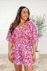 Seems Okay Abstract Print Romper