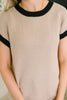 Sure Seems Sweet Contrast Trim Sleeveless Sweater