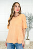 The Go-To Tee in Apricot Bliss