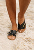 Torvi Black Slip on Sandals