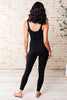 Way to Push Active Bodysuit in Black