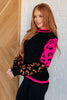 Wild About You Animal Print Sweater