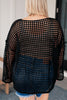 Ask Anyway Fishnet Sweater