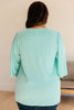 Cali Blouse in Neon Blue