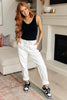 Charlene High Rise Jogger in Ecru