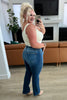 Estelle High Waist Thermal Straight Jeans